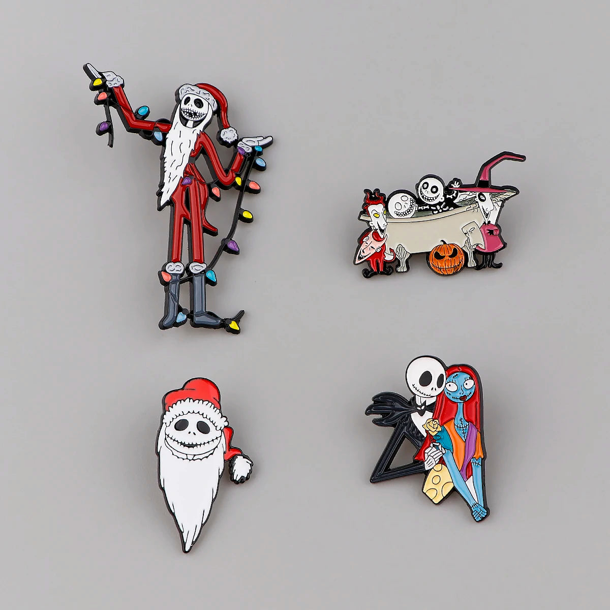 Pins Metálicos "Pesadilla antes de Navidad"