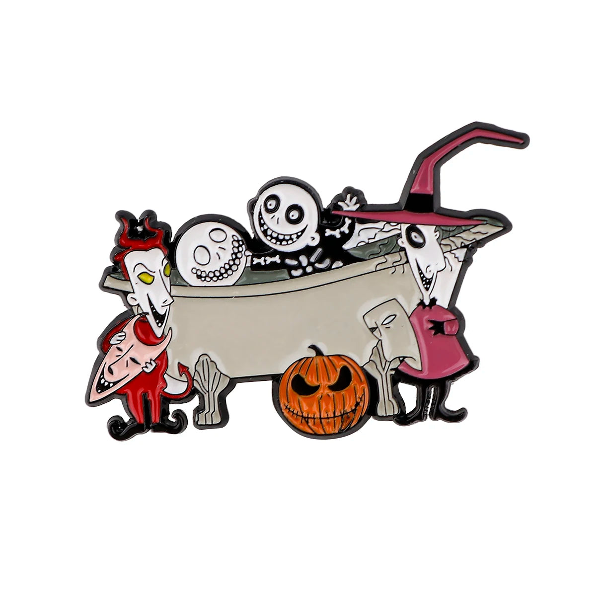 Pins Metálicos "Pesadilla antes de Navidad"