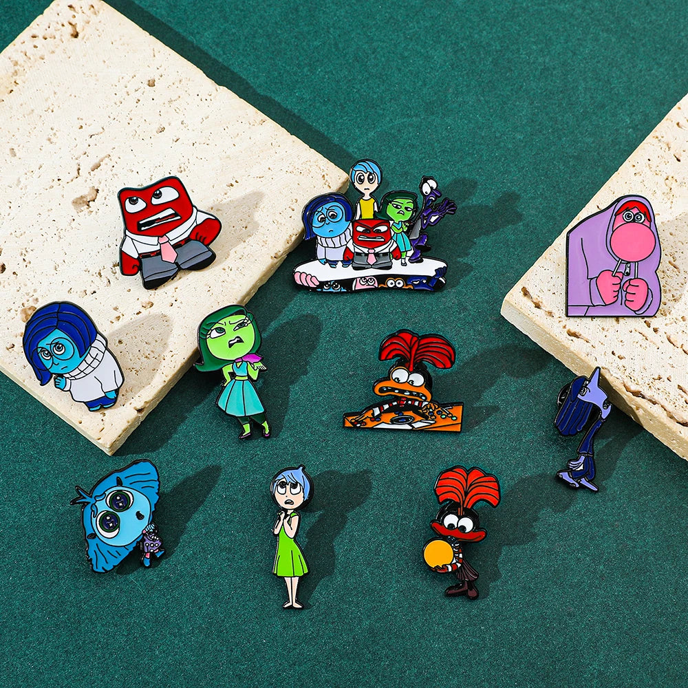 Pins Metálicos "Inside Out"