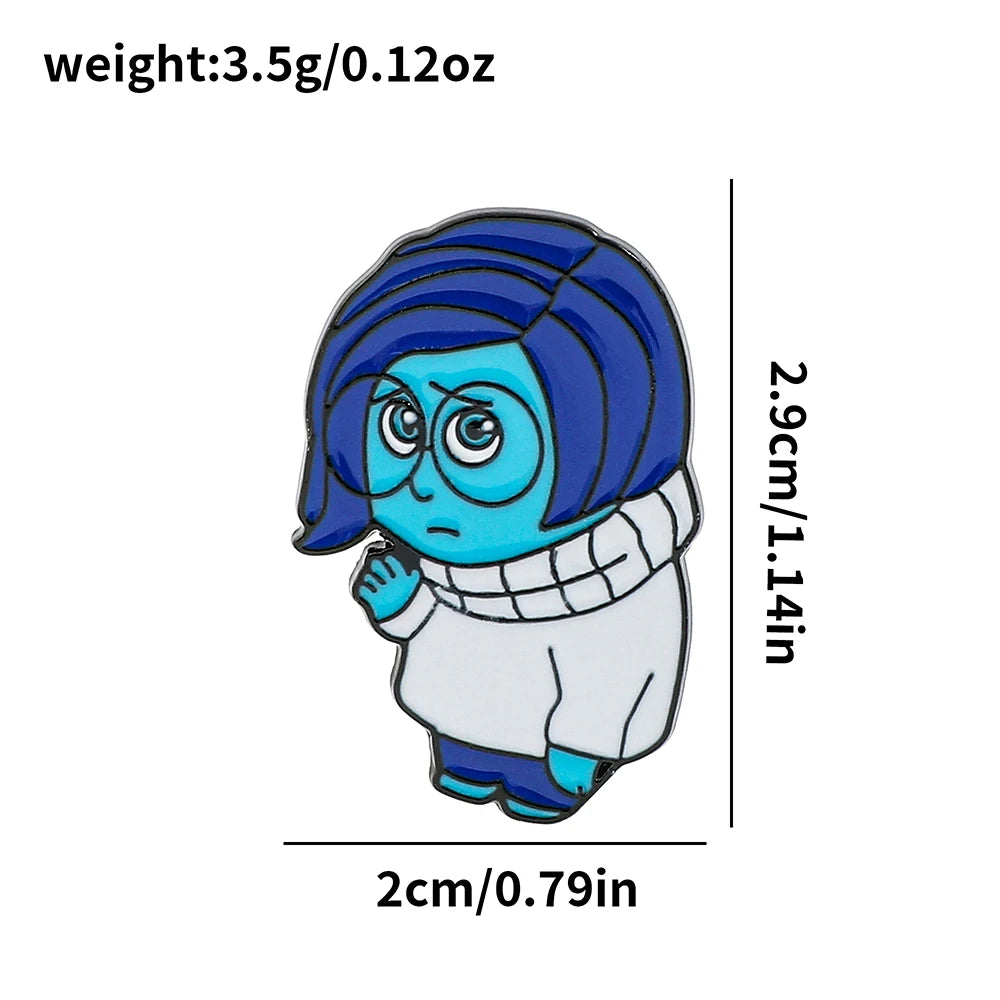 Pins Metálicos "Inside Out"