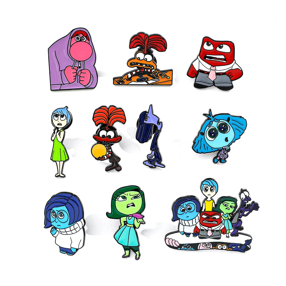 Pins Metálicos "Inside Out"