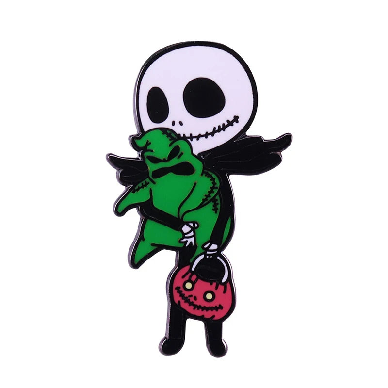 Pins Metálicos "Pesadilla antes de Navidad"