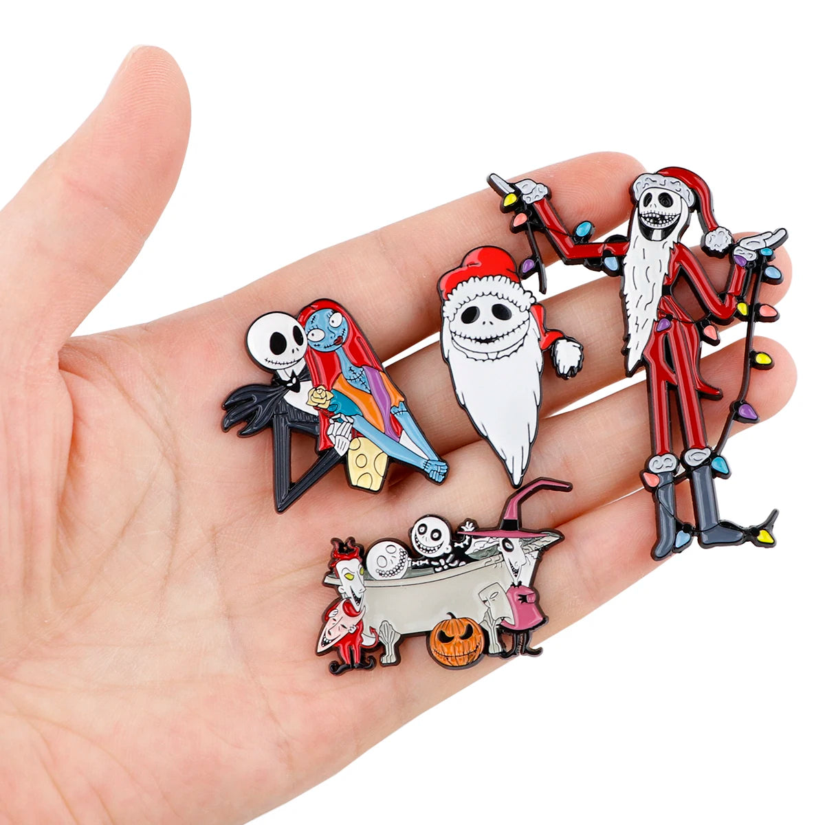 Pins Metálicos "Pesadilla antes de Navidad"