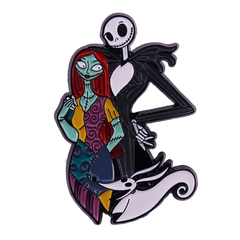 Pins Metálicos "Pesadilla antes de Navidad"