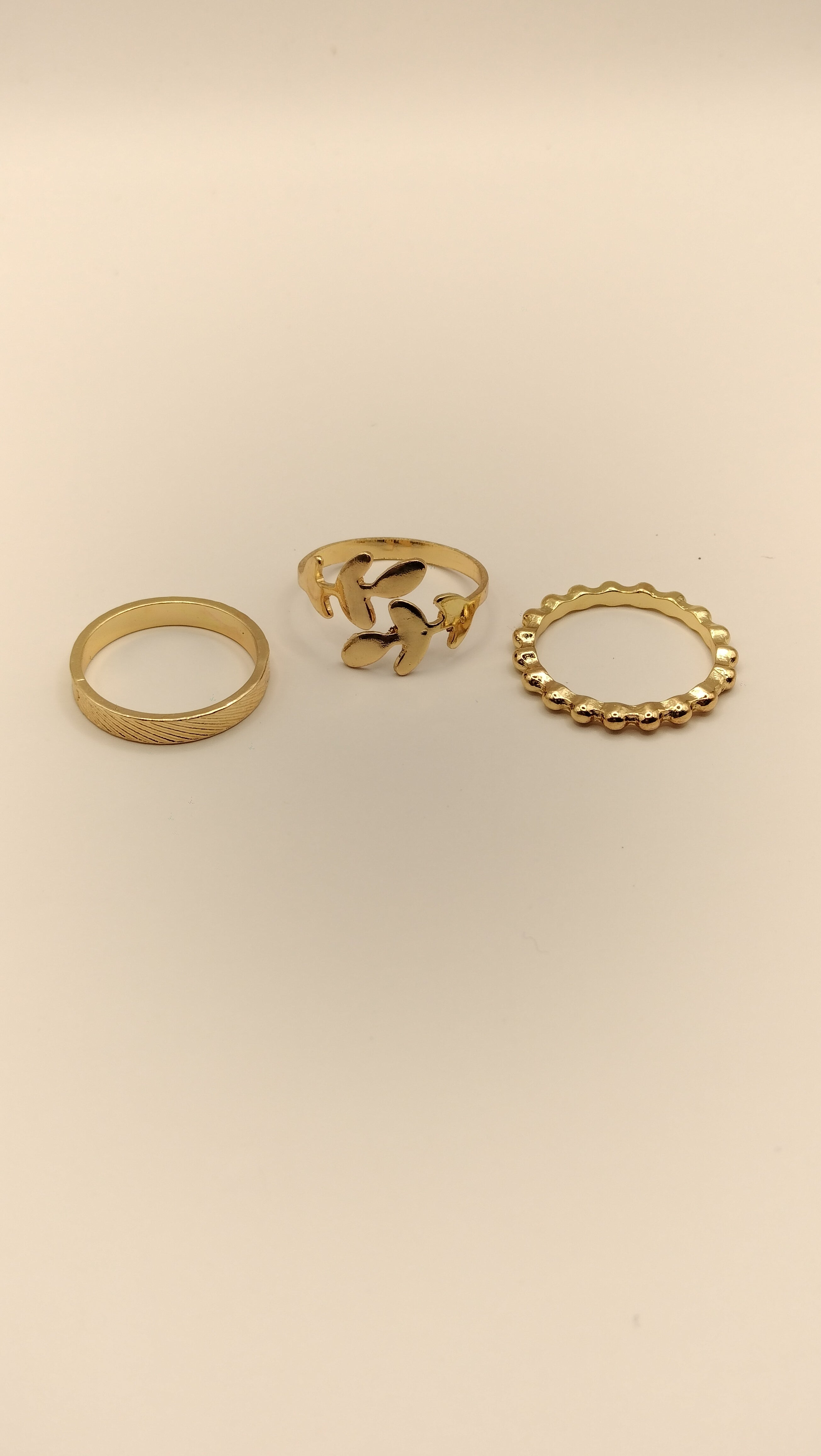 Anillos Dorados "miloro"