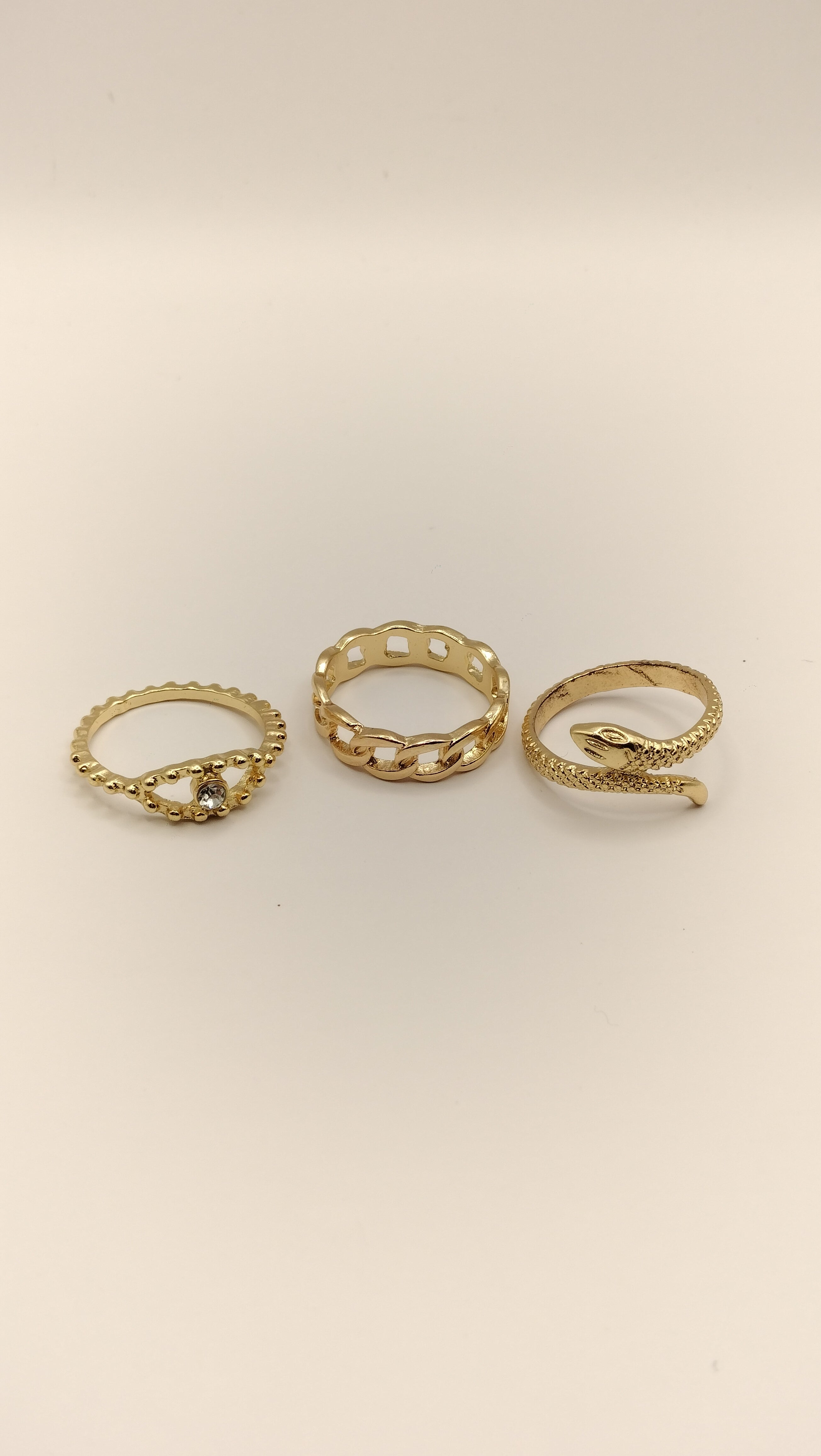 Anillos Dorados "miloro"
