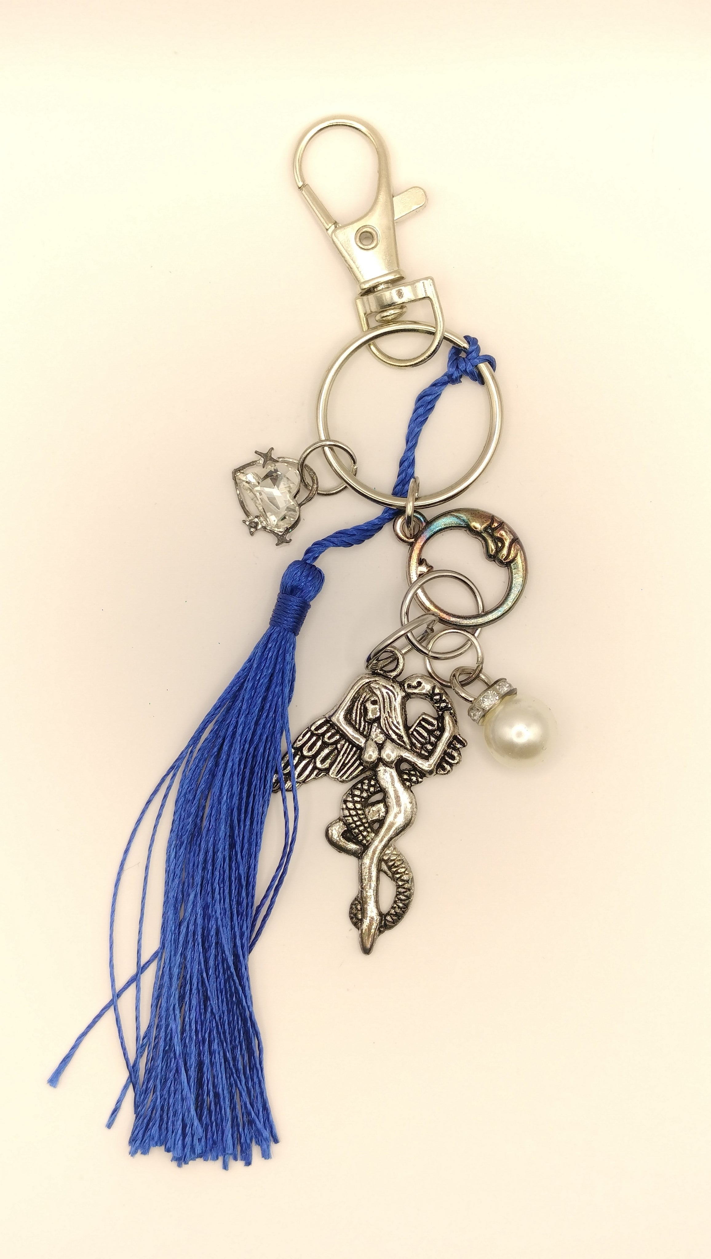 Llavero de Ángel y Serpiente