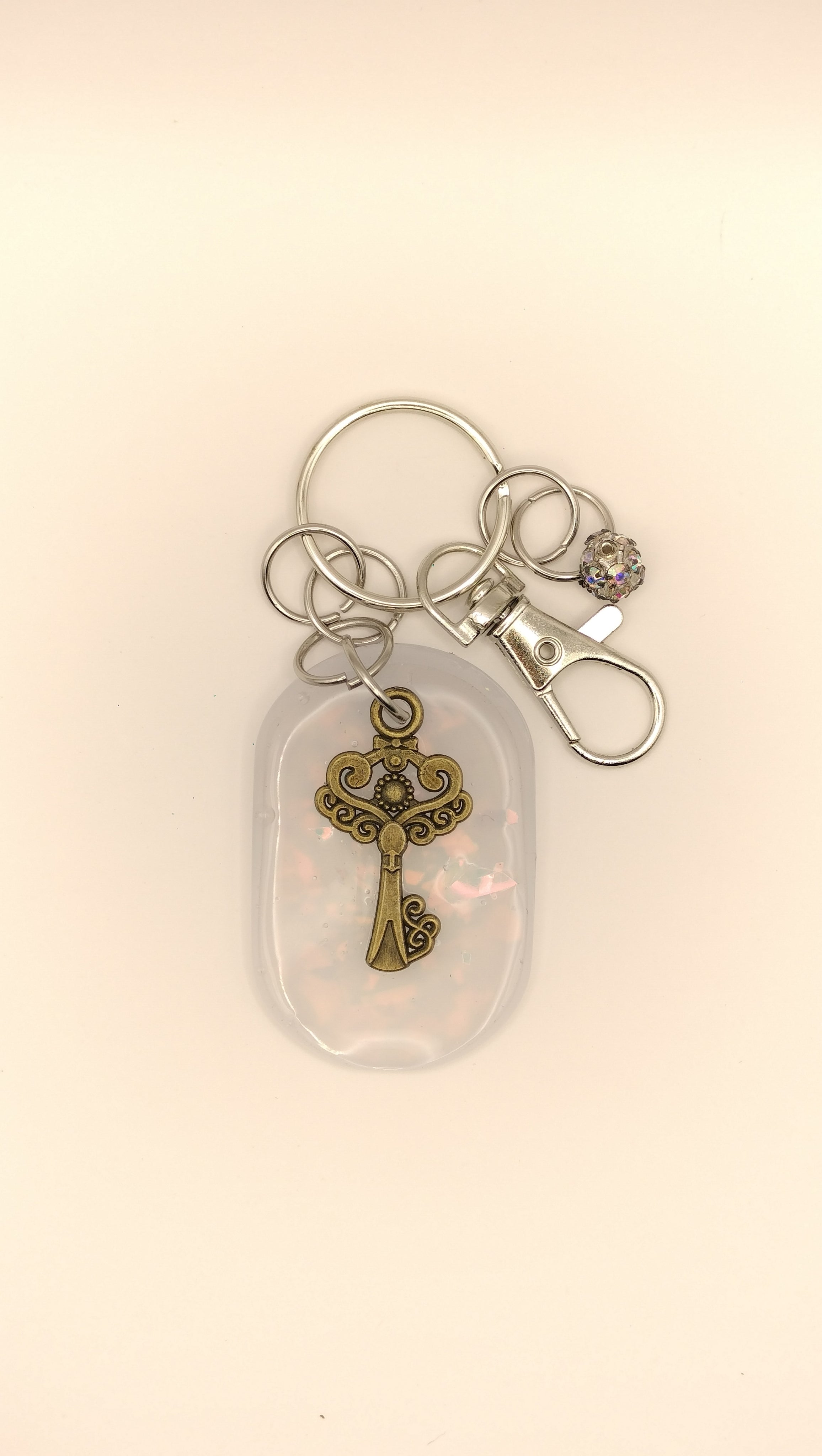 Llavero con Llave ornamentada